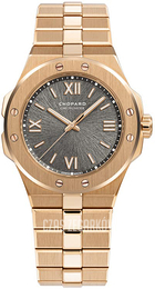 Chopard Alpine Eagle Szary/18 karatowe różowe złoto Ø36 mm 295370-5001