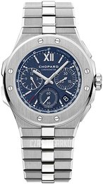 Chopard Alpine Eagle Niebieski/Stal Ø44 mm 298609-3001
