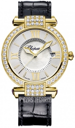 Chopard Imperiale Srebrny/Skóra Ø36 mm 384221-0003