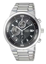 Citizen Chrono Czarny/Stal Ø41 mm AN3371-54E