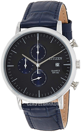 Citizen Czarny/Skóra Ø41 mm AN3610-04H