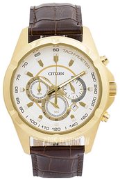 Citizen Biały/Skóra Ø42 mm AN8043-05A