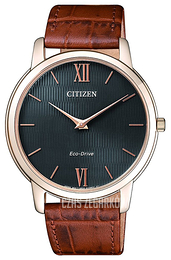Citizen Eco Drive 180 Szary/Skóra Ø39 mm AR1133-15H