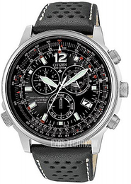 Citizen Radio Controlled Czarny/Skóra Ø45 mm AS4020-36E