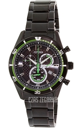 Citizen Eco Drive 180 Czarny/Stal Ø40 mm AT2115-52E