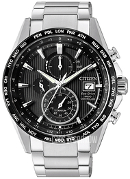 Citizen Radio Controlled Czarny/Tytan Ø42 mm AT8154-82E