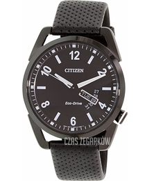 Citizen Eco Drive 180 Czarny/Skóra Ø42 mm AW0015-08E
