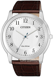 Citizen Srebrny/Skóra Ø42 mm AW1211-12A