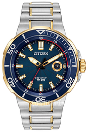 Citizen Niebieski/Stal w odcieniu złota Ø45 mm AW1424-54L