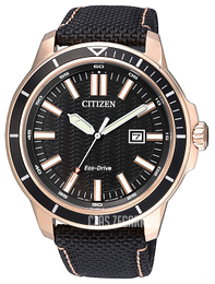 Citizen Dress Czarny/Skóra Ø45 mm AW1523-01E