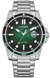 Citizen Eco Drive Zielony/Stal Ø41.5 mm AW1811-82X