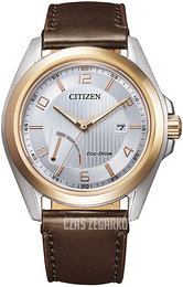 Citizen Elegance Srebrny/Skóra Ø43 mm AW7056-11A