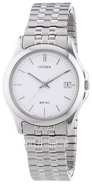 Citizen Dress Biały/Stal Ø34 mm BK0140-63A