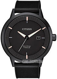 Citizen Titanium Czarny/Guma Ø41 mm BM7425-11H
