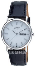 Citizen Eco Drive 180 Biały/Skóra Ø39 mm BM8241-01A