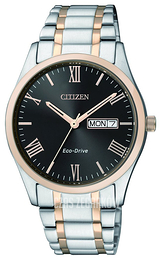 Citizen Eco Drive 180 Czarny/Stal w kolorze różowego złota Ø41 mm BM8507-81E