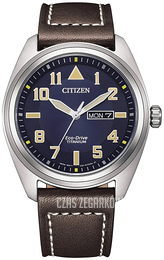 Citizen Classic Niebieski/Skóra Ø42 mm BM8560-37L