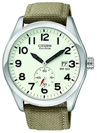 Citizen Dress Biały/Skóra Ø42 mm BV1080-18A