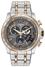 Citizen Radio Controlled Szary/Stal w kolorze różowego złota Ø43.5 mm BY0106-55H