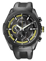 Citizen Sport Chrono Czarny/Guma Ø45 mm CA0125-07E