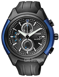 Citizen Sport Chrono Czarny/Guma Ø45 mm CA0288-02E