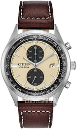 Citizen Chandler Beżowy/Skóra Ø43 mm CA7020-07A