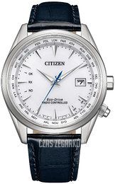 Citizen Radio Controlled Biały/Skóra Ø43 mm CB0270-10A