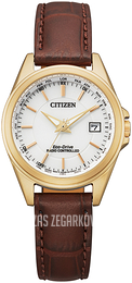 Citizen Radio Controlled Biały/Skóra Ø29.3 mm EC1183-16A