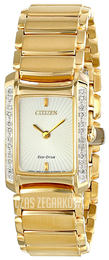 Citizen Biały/Stal w odcieniu złota EG2962-51A