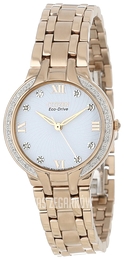 Citizen Bella Biały/Stal w kolorze różowego złota Ø29 mm EM0123-50A