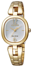 Citizen Eco Drive 180 Szary/Stal w odcieniu złota Ø27 mm EM0185-52A