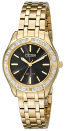 Citizen Dress Czarny/Stal w odcieniu złota Ø28.5 mm EM0242-51E