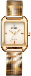 Citizen Eco Drive 180 Biały/Stal w kolorze różowego złota EM0493-85P