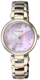 Citizen Elegance Różowy/Stal w kolorze różowego złota Ø28.7 mm EM0533-82Y