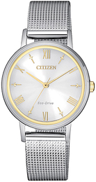 Citizen Eco Drive 180 Srebrny/Stal Ø30 mm EM0574-85A