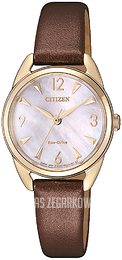 Citizen Eco Drive 180 Biały/Skóra Ø26 mm EM0686-14D