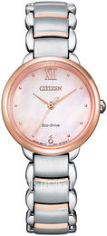 Citizen Elegance Różowy/Stal w kolorze różowego złota Ø28 mm EM0924-85Y