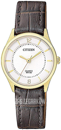 Citizen Dress Biały/Skóra Ø27 mm ER0203-00B