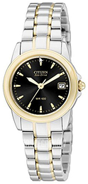 Citizen Dress Czarny/Stal w odcieniu złota Ø27 mm EW1624-56E