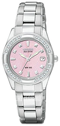 Citizen Eco Drive 180 Różowy/Stal Ø26 mm EW1821-55X