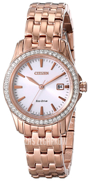 Citizen Silhouette Srebrny/Stal w kolorze różowego złota Ø28.5 mm EW1903-52A