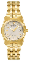Citizen Dress Beżowy/Stal w odcieniu złota Ø28 mm EW2292-59P