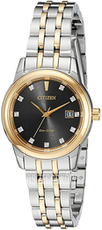 Citizen Czarny/Stal w odcieniu złota Ø28 mm EW2394-59E