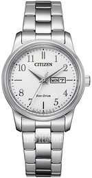 Citizen Eco Drive 180 Biały/Stal Ø30 mm EW3260-84A