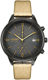 Citizen Szary/Skóra Ø38 mm FB2007-04H
