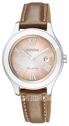 Citizen Leather Brązowy/Skóra Ø30 mm FE1040-48W