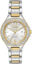 Citizen Srebrny/Stal w odcieniu złota Ø31 mm FE1164-53A