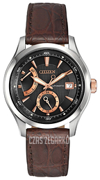 Citizen Czarny/Skóra Ø43 mm NB3016-05E
