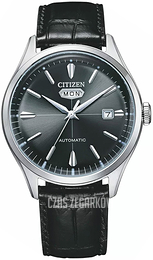 Citizen Mechanical Czarny/Skóra Ø40 mm NH8390-20H