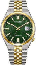 Citizen Tsuyosa Collection Zielony/Stal w odcieniu złota Ø40 mm NK0024-54X